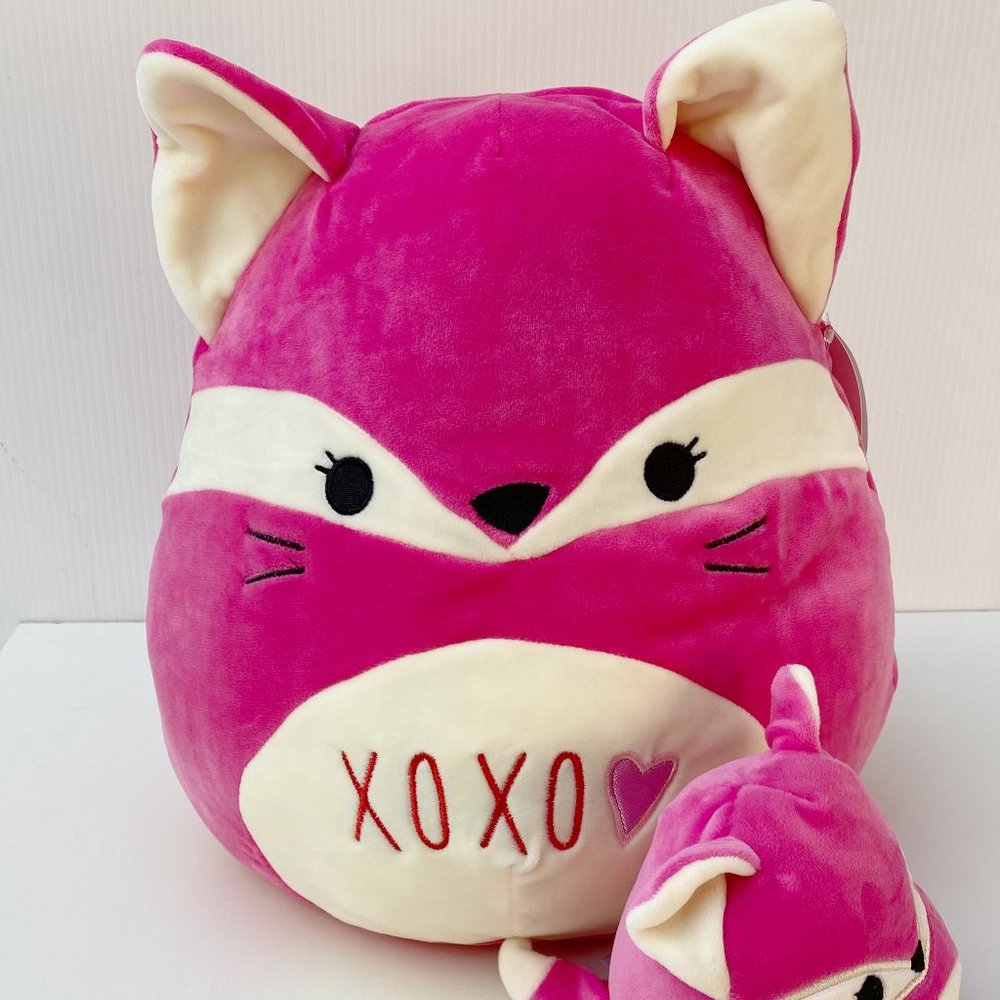BNWT Pink Fox 12" Squishmallow Kellytoy
